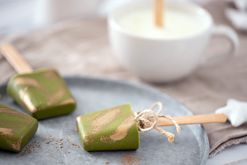 Matcha Hot Chocolate Sticks